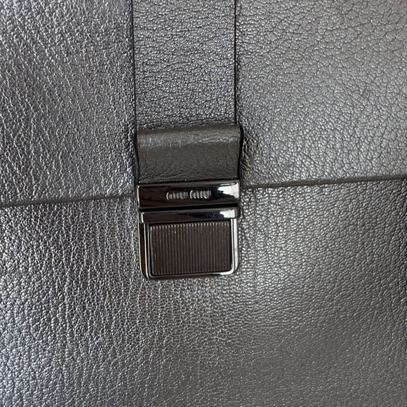 Miu Miu Cromo Madras Bandoliera Shoulder Bag - Picture 3 of 10